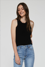 Cora High Neck Rib Tank