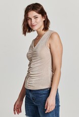 Skye V Neck Shirred Front Top