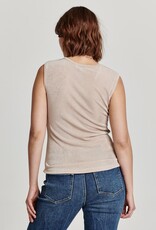 Skye V Neck Shirred Front Top