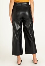 Sparkle Cropped Leather Pant