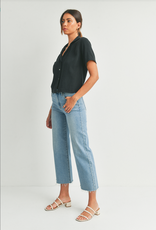 Slim Wide Leg Denim