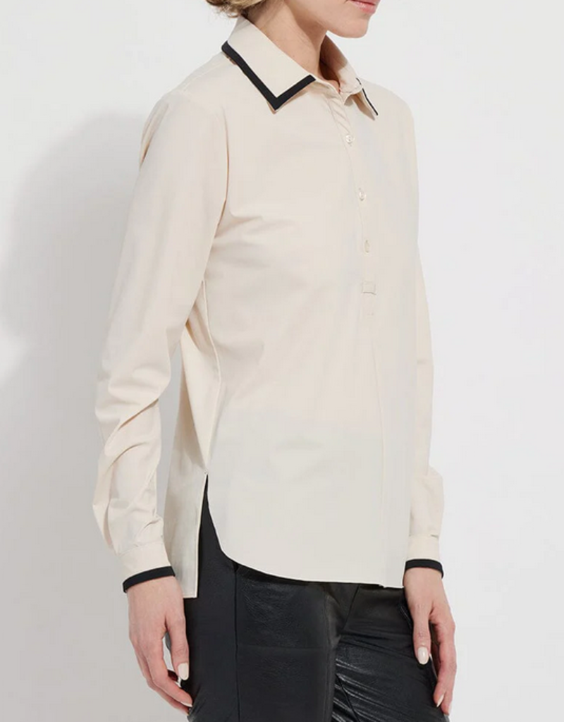 Diana Shirt w Contrast Trim