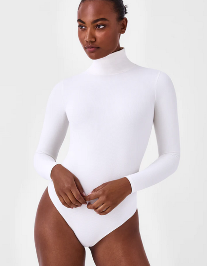 Suit Yourself Ribbed Turtleneck Bodysuit