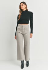 Patch Pocket Wide Leg