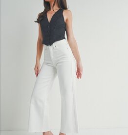 Slim Wide Leg Denim