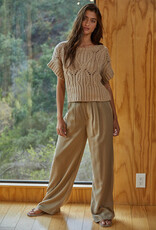 Cali Cable Crop Sweater