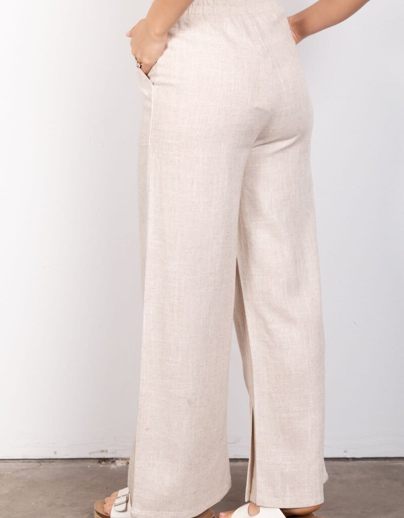 Linen Pants w/ Elastic Waist