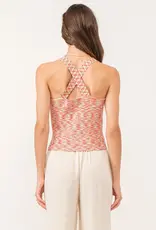 Indira Sleeveless Cross Back Tank