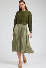 Sweater and Pleated Dress Set