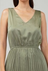 Sweater and Pleated Dress Set
