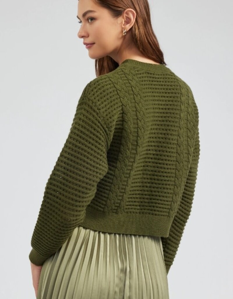 Sweater and Pleated Dress Set