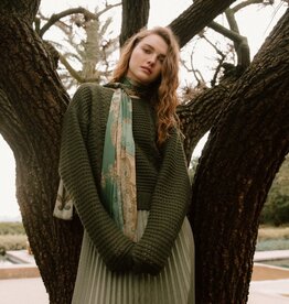 Sweater and Pleated Dress Set