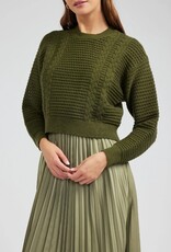 Sweater and Pleated Dress Set