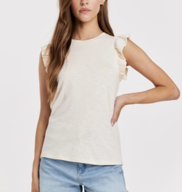 North Sleeveless Ruffle Top