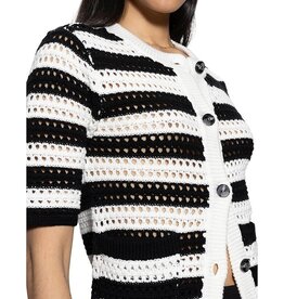 Sanctuary Open Knit Sweater Jacket