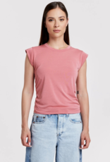 Alora Side Shirred Muscle Tee Top