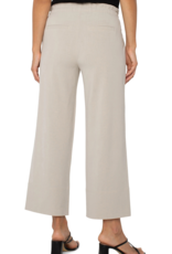 Pull On Tie Waist Wide Leg Pant