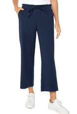 Pull On Tie Waist Wide Leg Pant