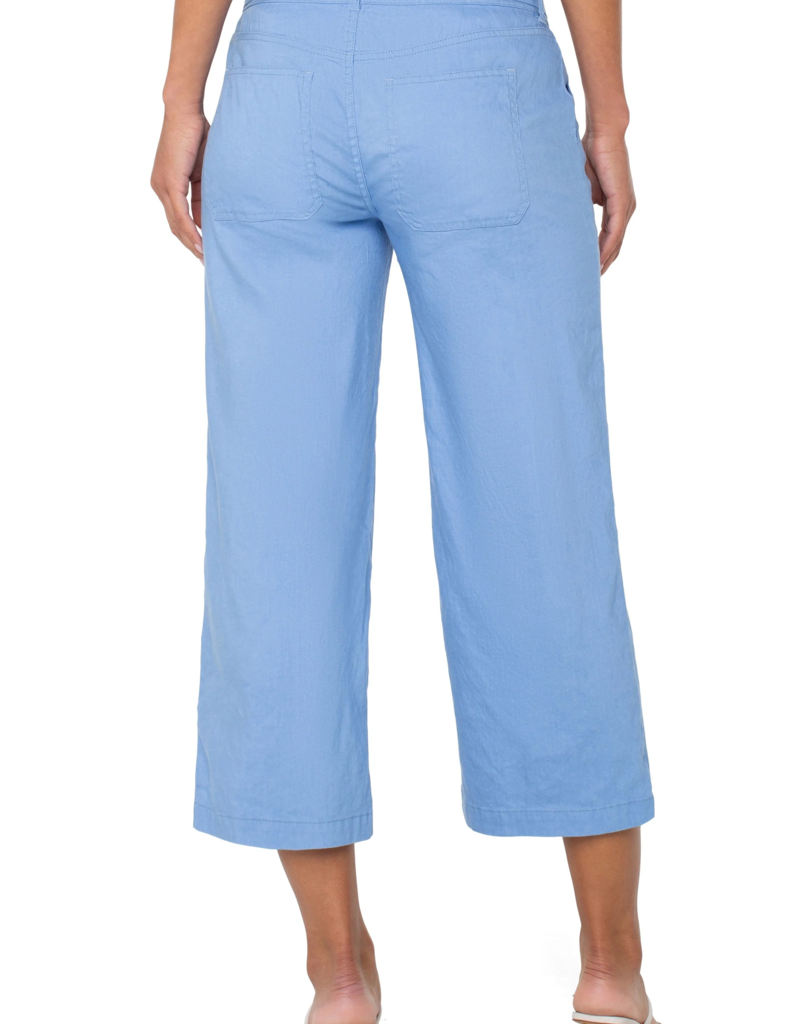 Belted Wide Leg Crop