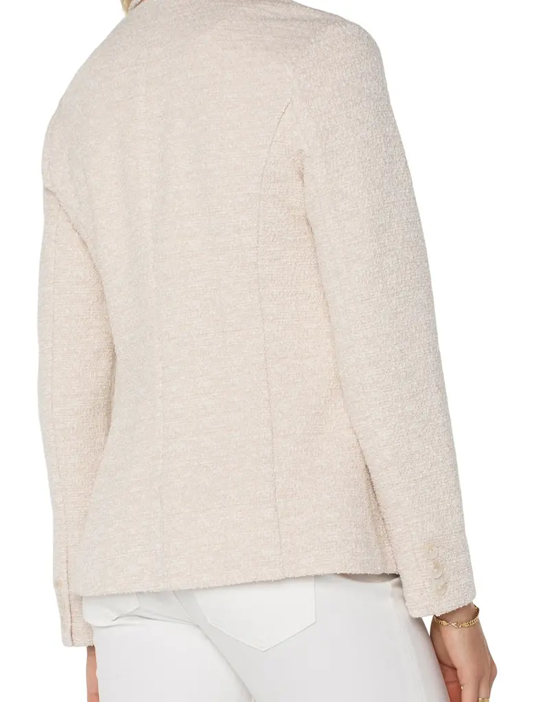 Fitted Blazer Boucle Knit