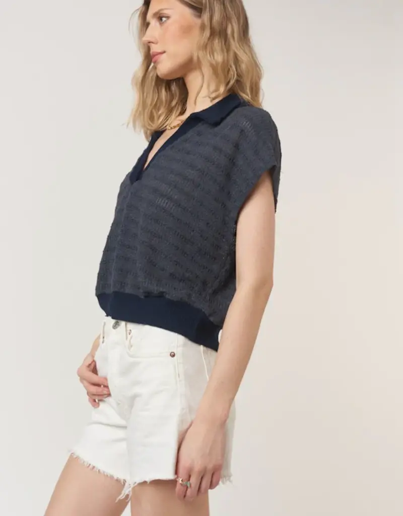 Saal Textured Stripe Tee