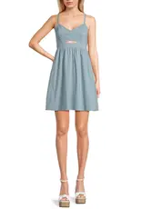 Shades On Front Cutout Mini Dress