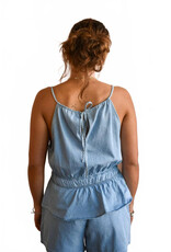 Energize Gathered Elastic Waist Top
