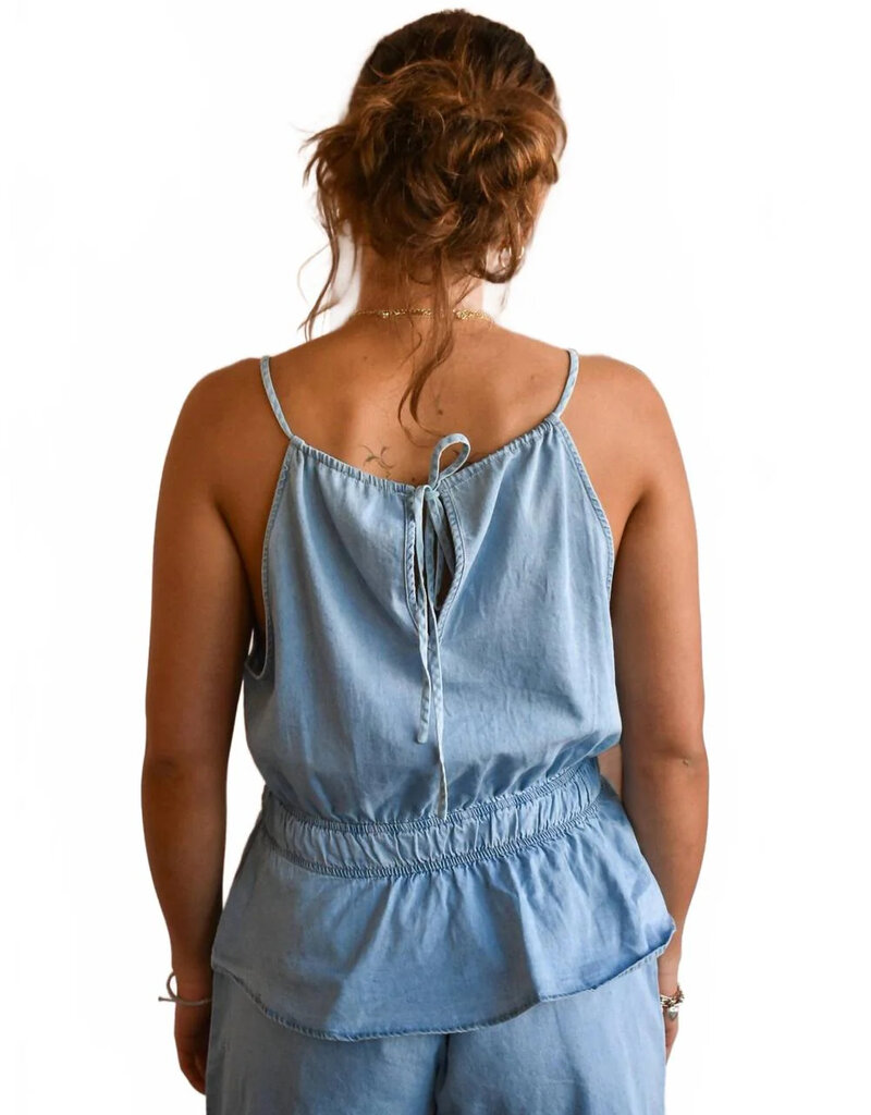 Energize Gathered Elastic Waist Top