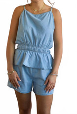 Energize Gathered Elastic Waist Top