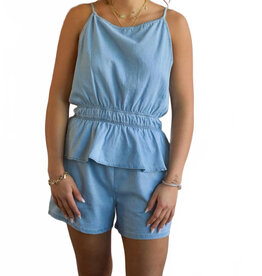 Energize Gathered Elastic Waist Top