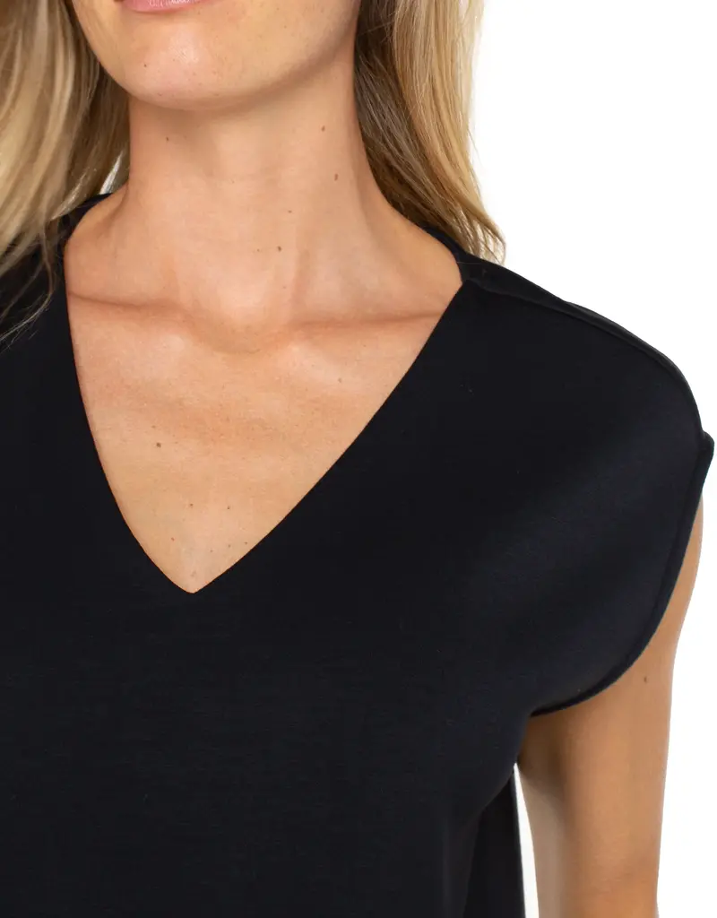 Dolman Sleeve V-Neck Top