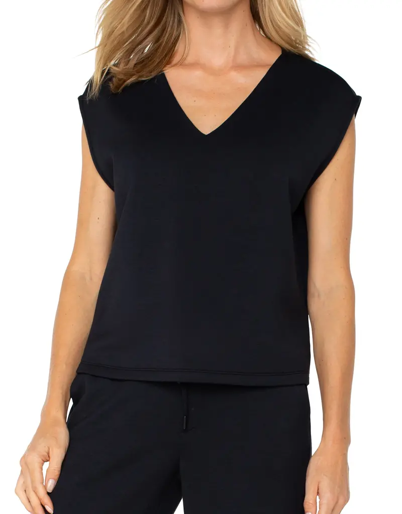 Dolman Sleeve V-Neck Top