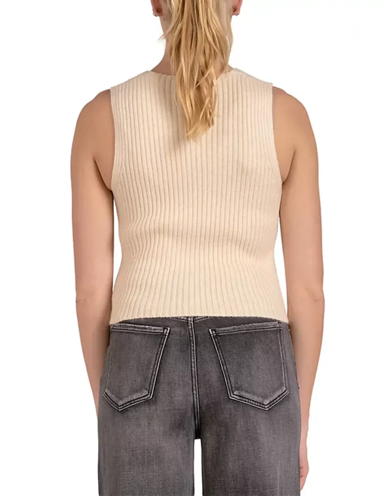 Cropped Sweater Vest