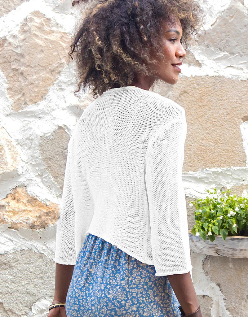 Ballet 3/4 Sleeve Cardigan Sweater