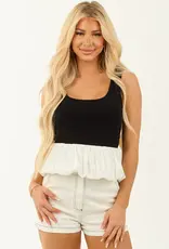 Bubble Hem Tank Top