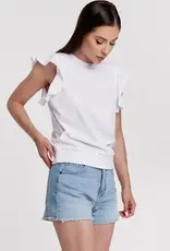 Layla Raw Edge Ruffle SL Sweatshirt