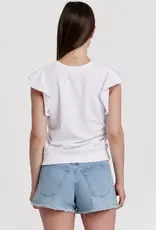 Layla Raw Edge Ruffle SL Sweatshirt