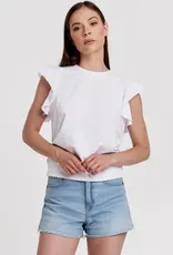 Layla Raw Edge Ruffle SL Sweatshirt