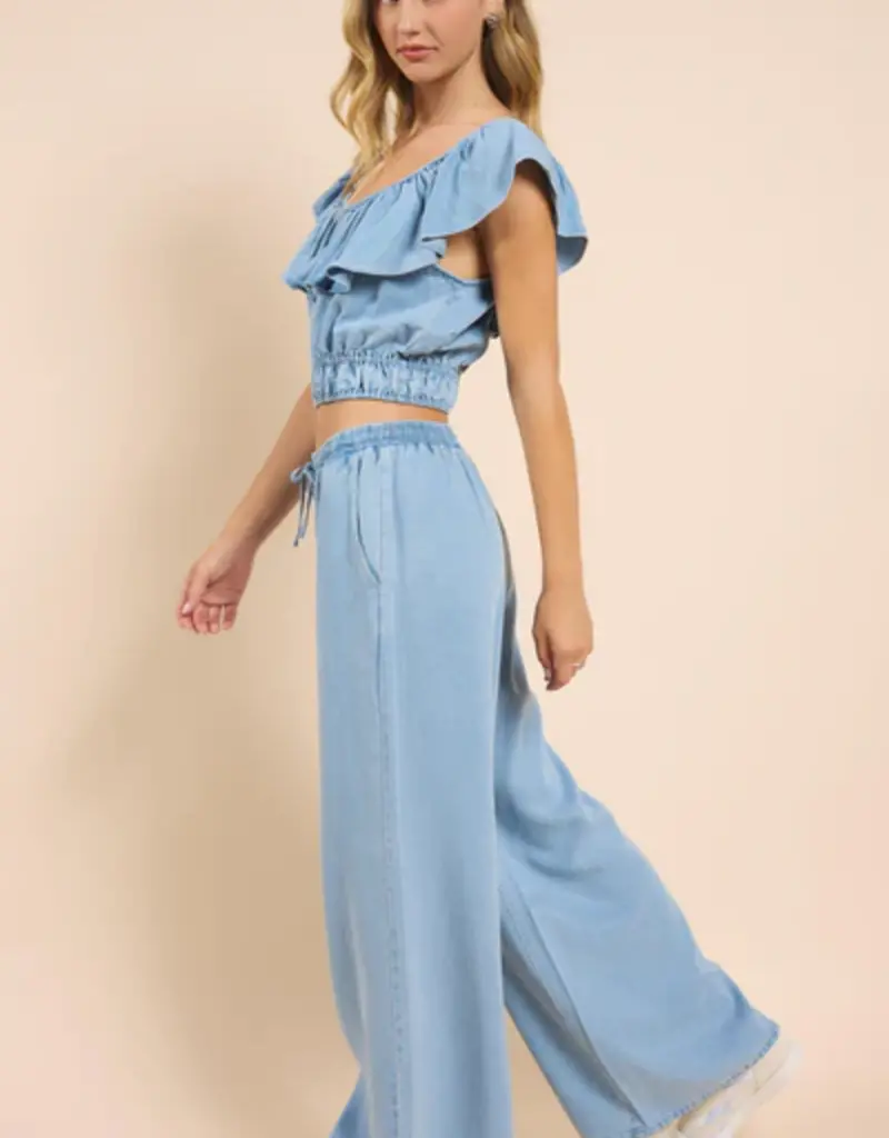 It's Pouring Elastic Drawstring Pants