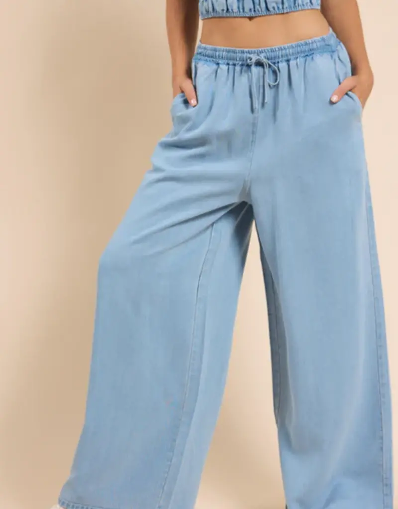 It's Pouring Elastic Drawstring Pants
