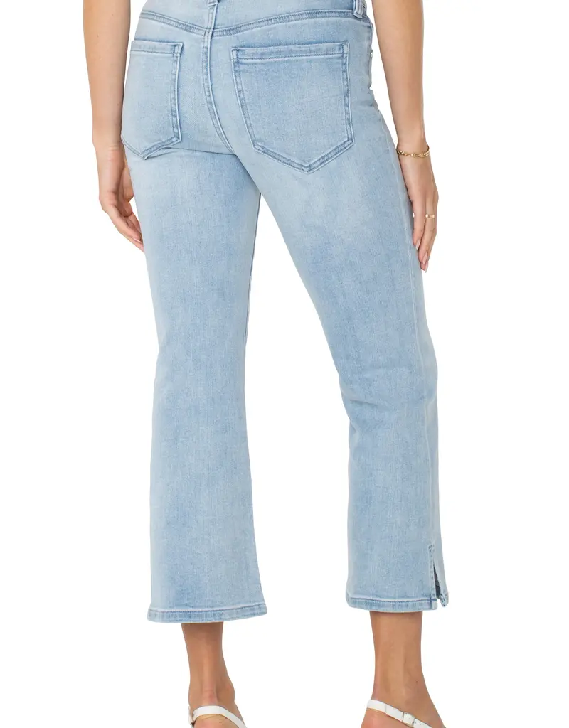 Hannah Cropped Flare w/ Slit Hem
