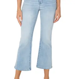 Hannah Cropped Flare w/ Slit Hem