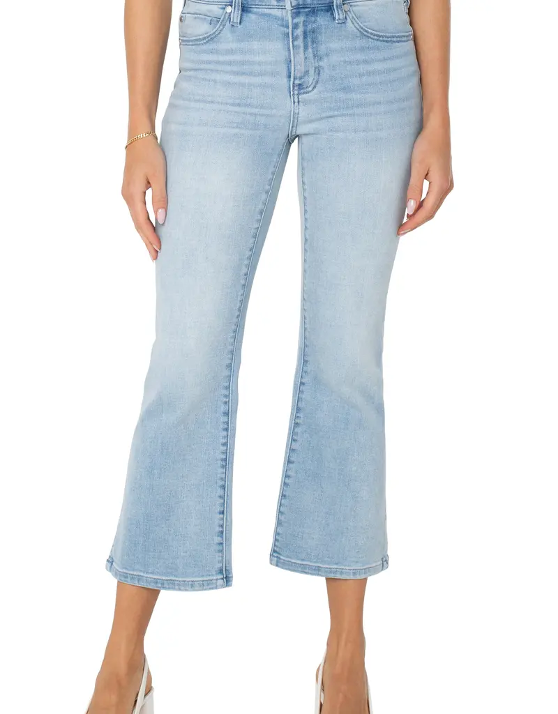 Hannah Cropped Flare w/ Slit Hem
