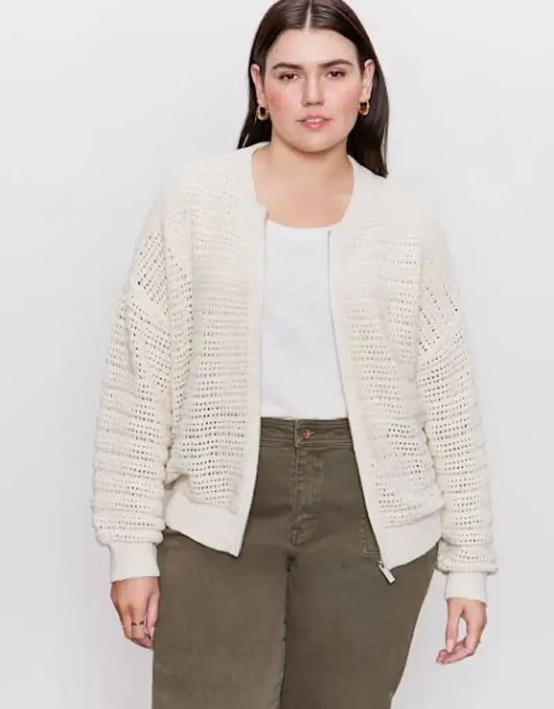 Sanctuary Open Knit Bomber