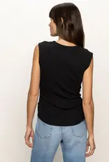 Sanctuary Ribbed Ruched Tank