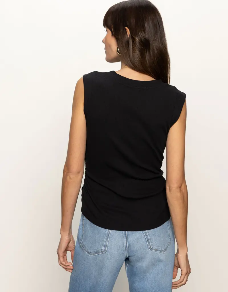 Sanctuary Ribbed Ruched Tank