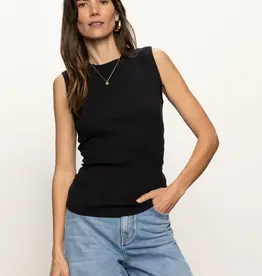 Sanctuary Ribbed Ruched Tank