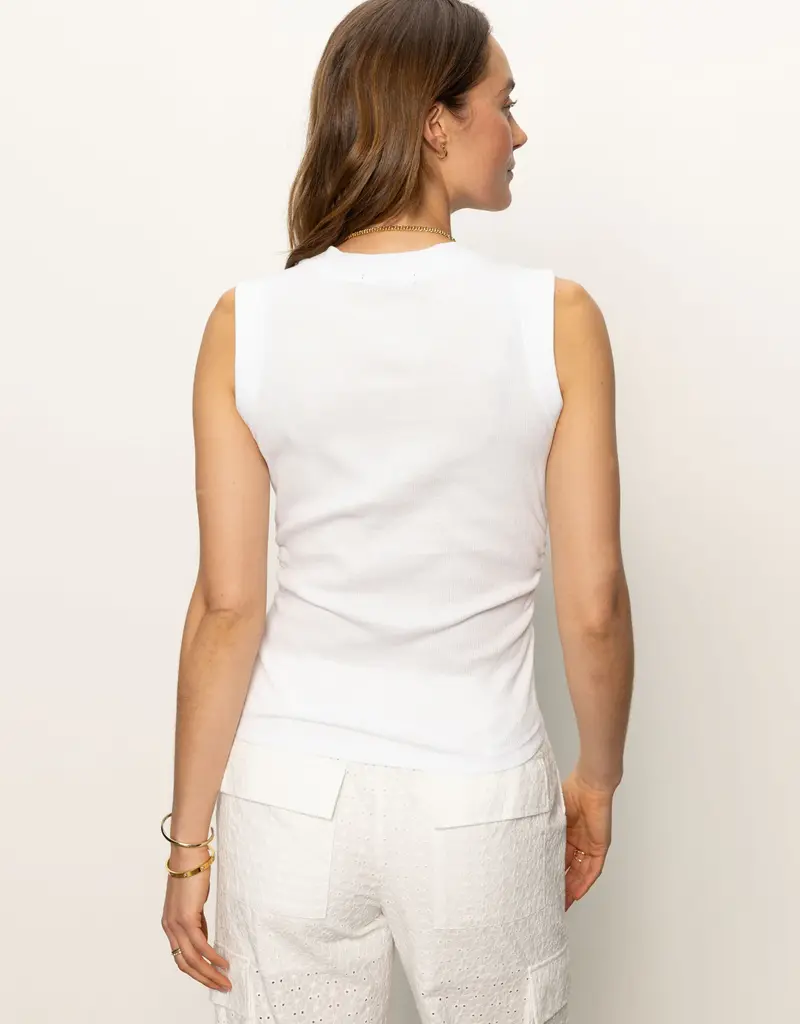 Sanctuary Ribbed Ruched Tank