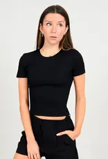 Roxi SS Crew Neck Top