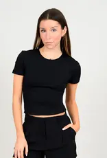 Roxi SS Crew Neck Top
